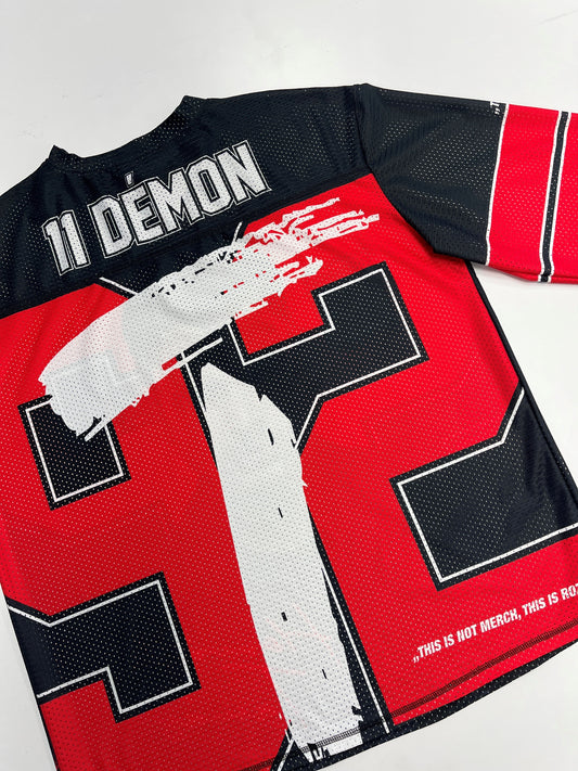 11 DÉMON BLACK & RED JERSEY