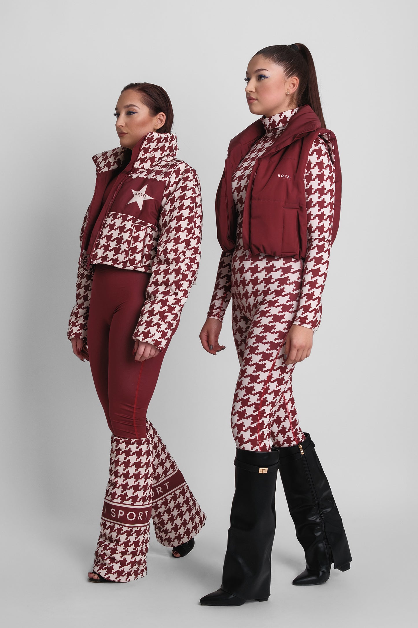 BURGUNDY CHICKS PUFFER