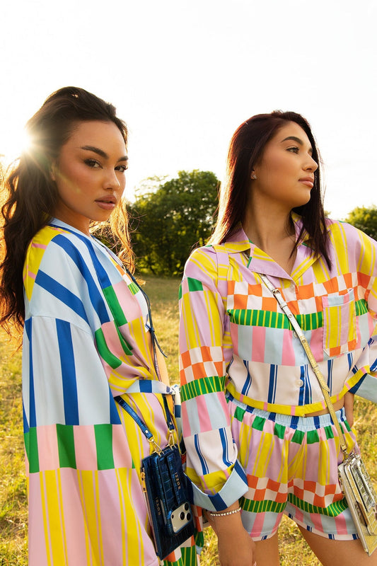 TROPICAL MOSAIC KAFTAN