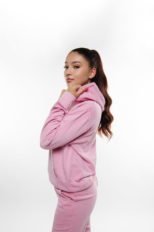 ROSE QUARTZ KAPUCNIS HOODIE