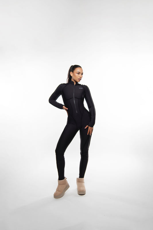 BLACK CATWOMAN OVERÁL