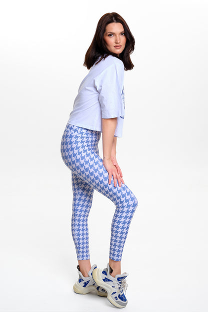 Blue Bloom Leggings