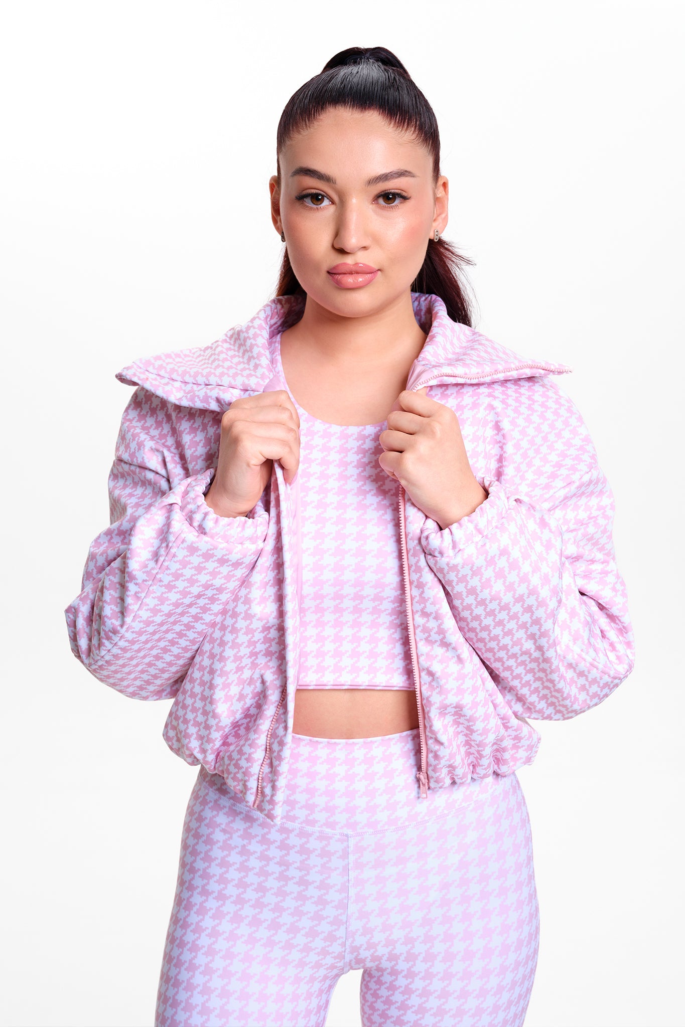 Blush Flock Kabát