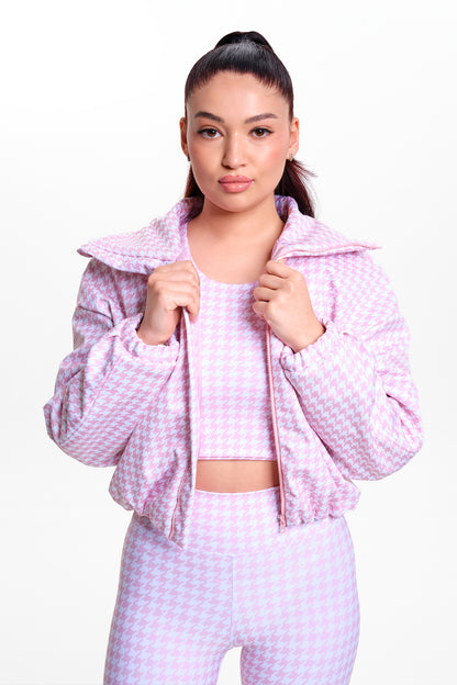 Blush Flock Kabát