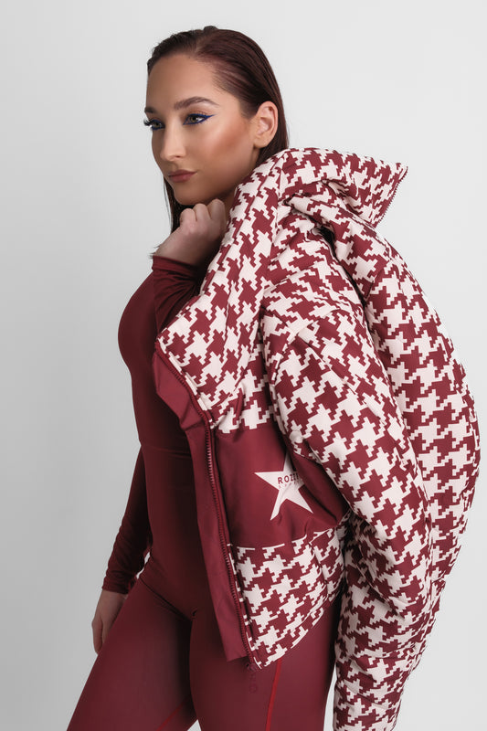 BURGUNDY CHICKS PUFFER