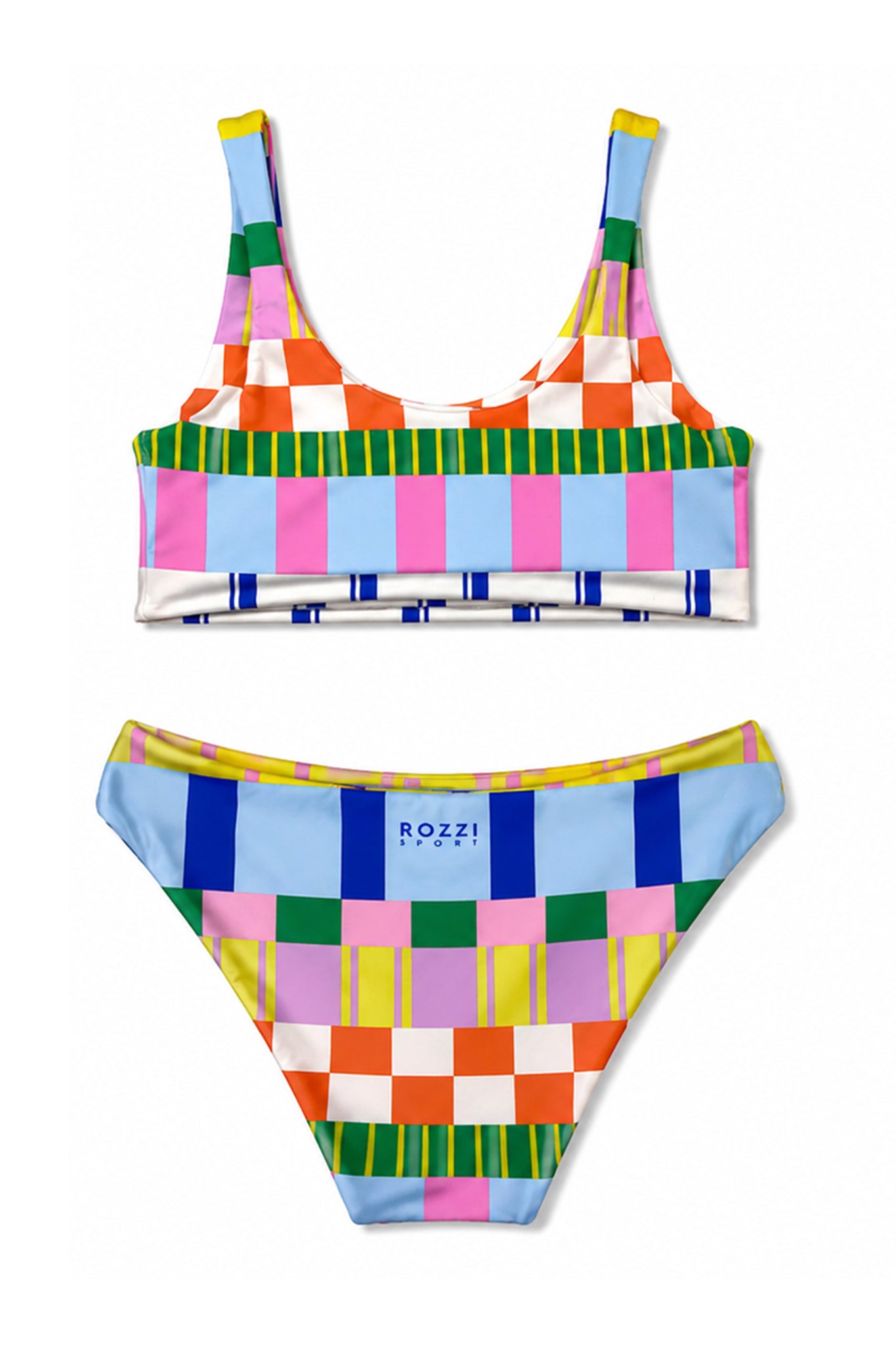TROPICAL MOSAIC SPORT BIKINI FELSŐ