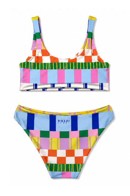 TROPICAL MOSAIC SPORT BIKINI ALSÓ