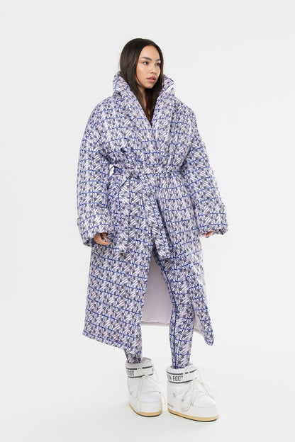 CRYSTAL SNOW HOSSZÚ PUFFER