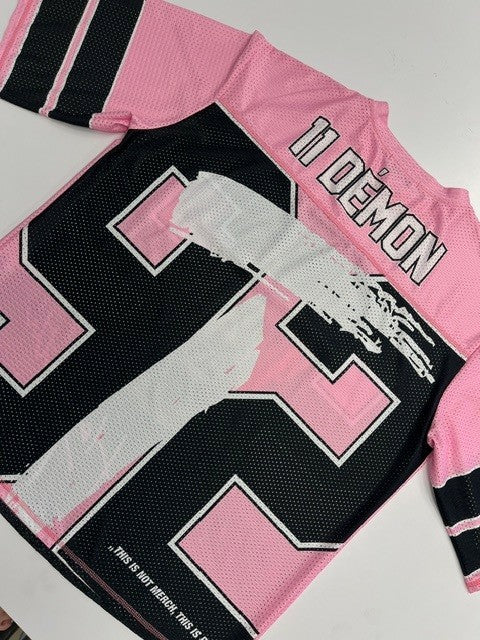 11 DÉMON BLACK & PINK JERSEY