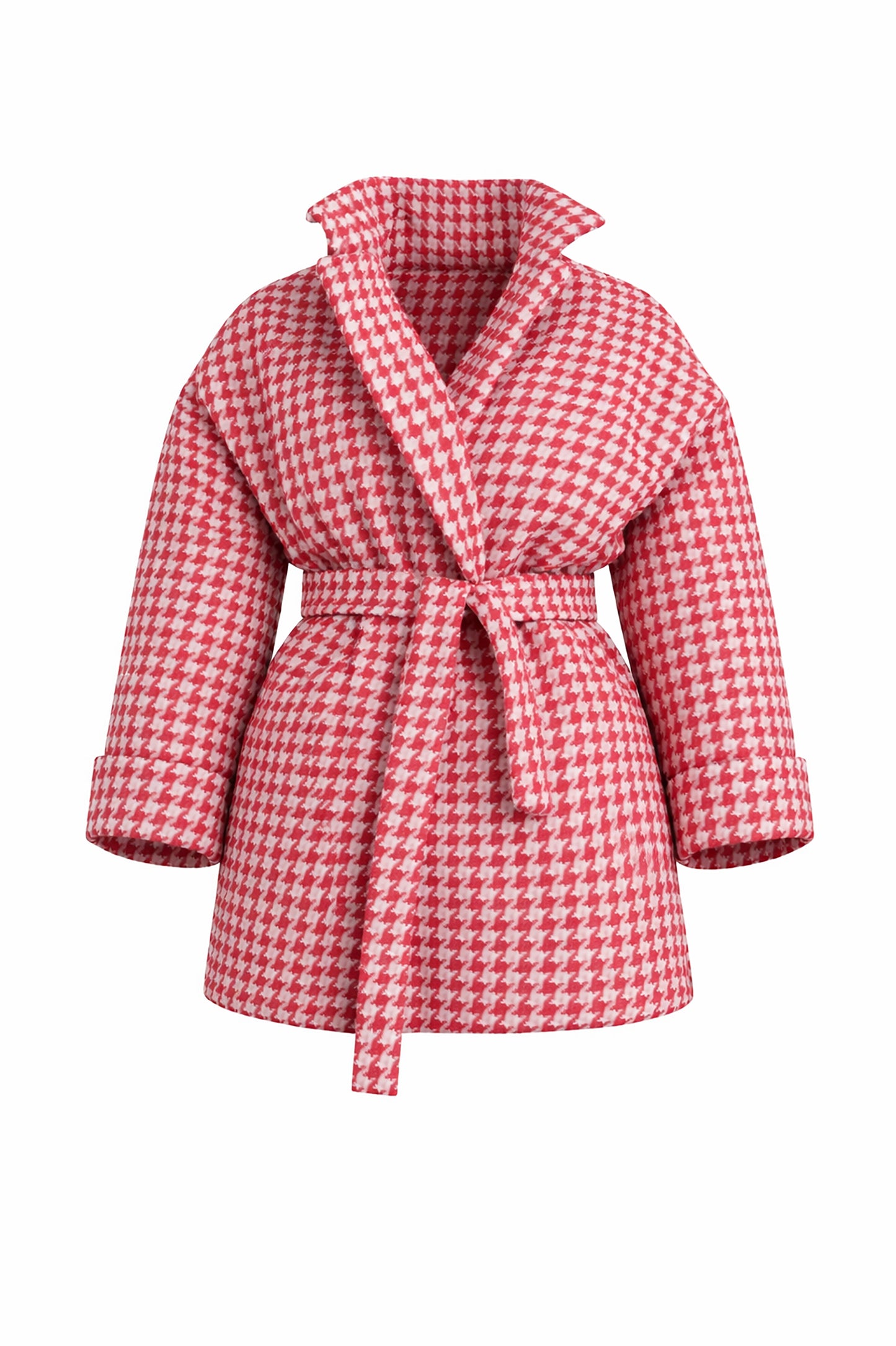 RED& WHITE MINI CHICKS BIG PUFFER