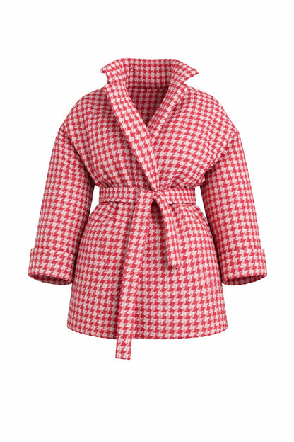 RED& WHITE MINI CHICKS BIG PUFFER