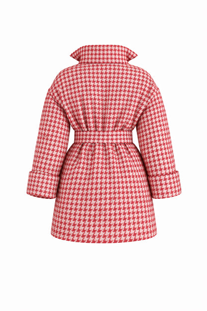 RED& WHITE MINI CHICKS BIG PUFFER