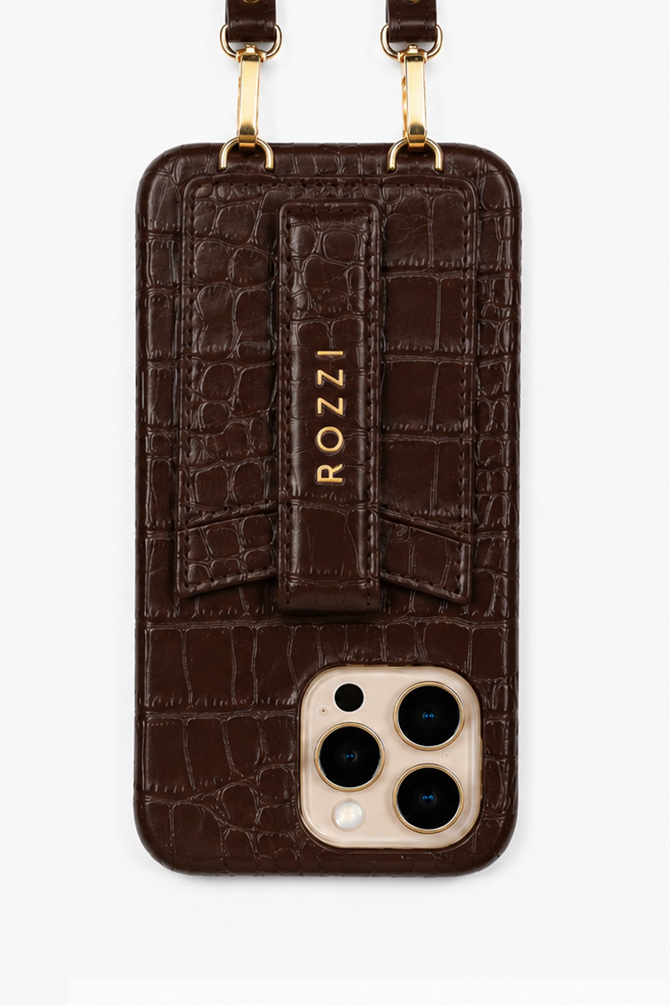 MOCHA CROCO POUCH SZETT