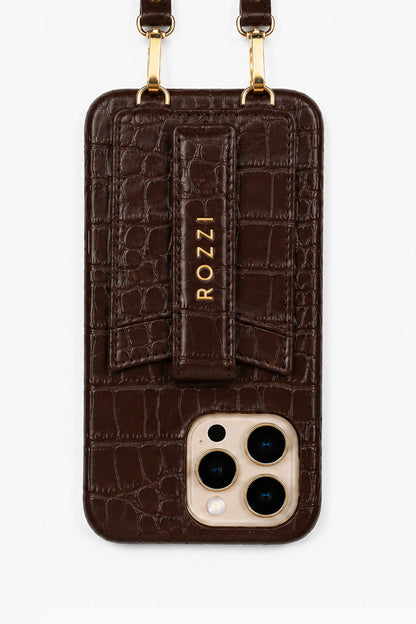 MOCHA CROCO POUCH SZETT