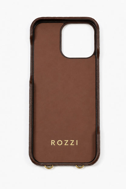 MOCHA CROCO POUCH SZETT