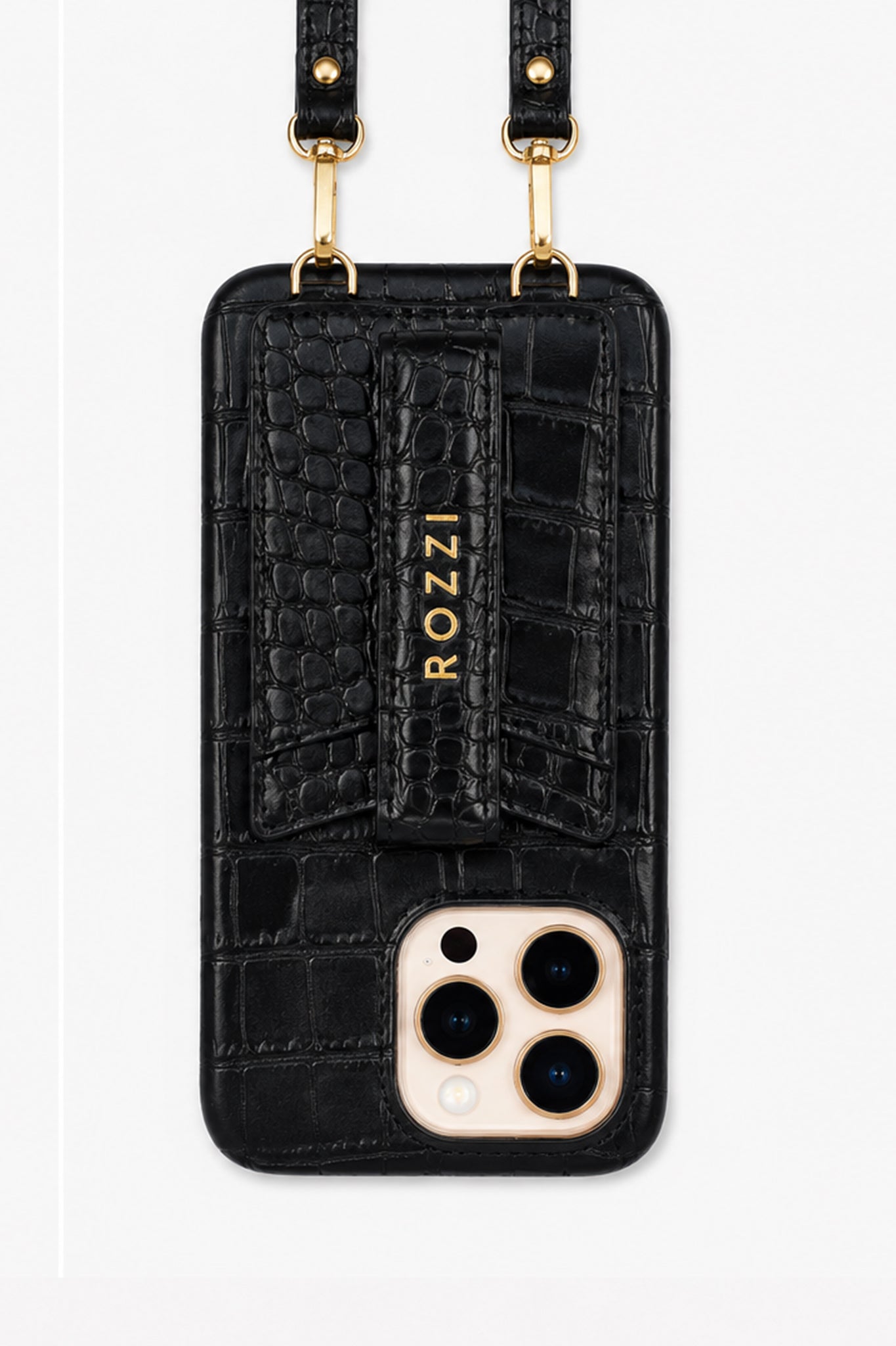 MIDNIGHT CROCO POUCH SZETT
