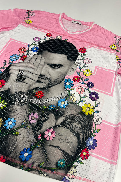 FLOWER PINK JERSEY