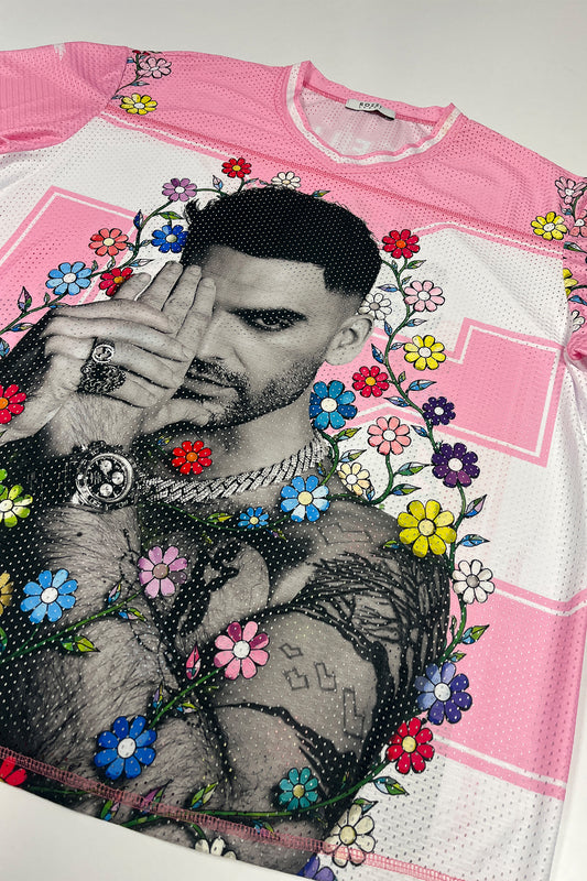 FLOWER PINK JERSEY