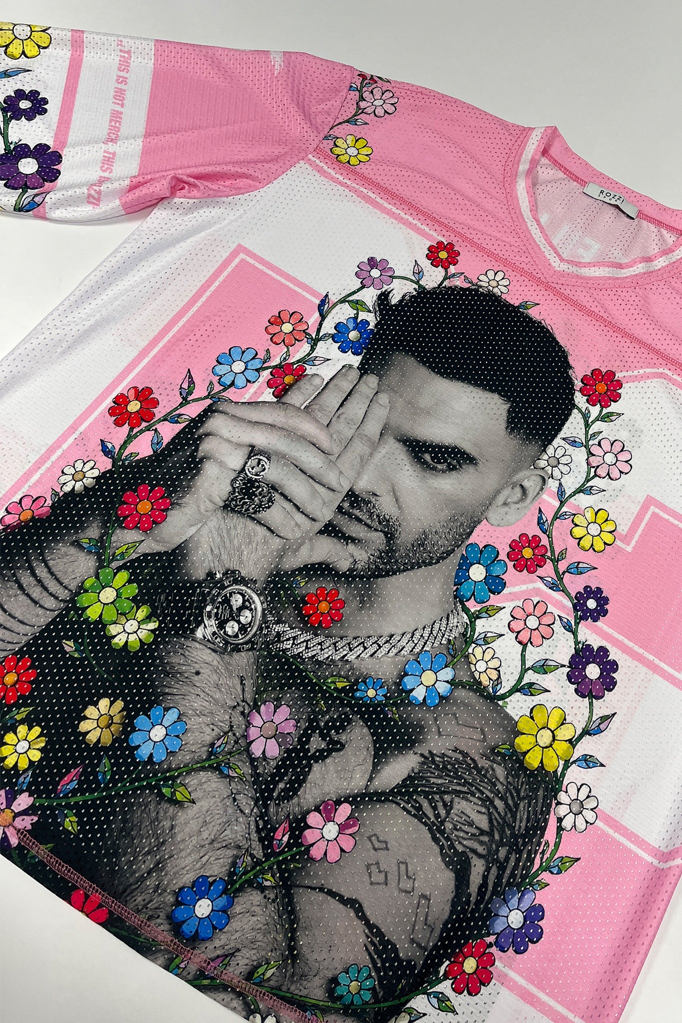 FLOWER PINK JERSEY