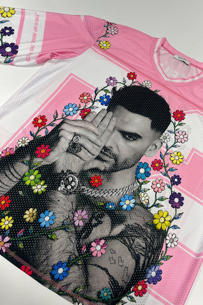 FLOWER PINK JERSEY