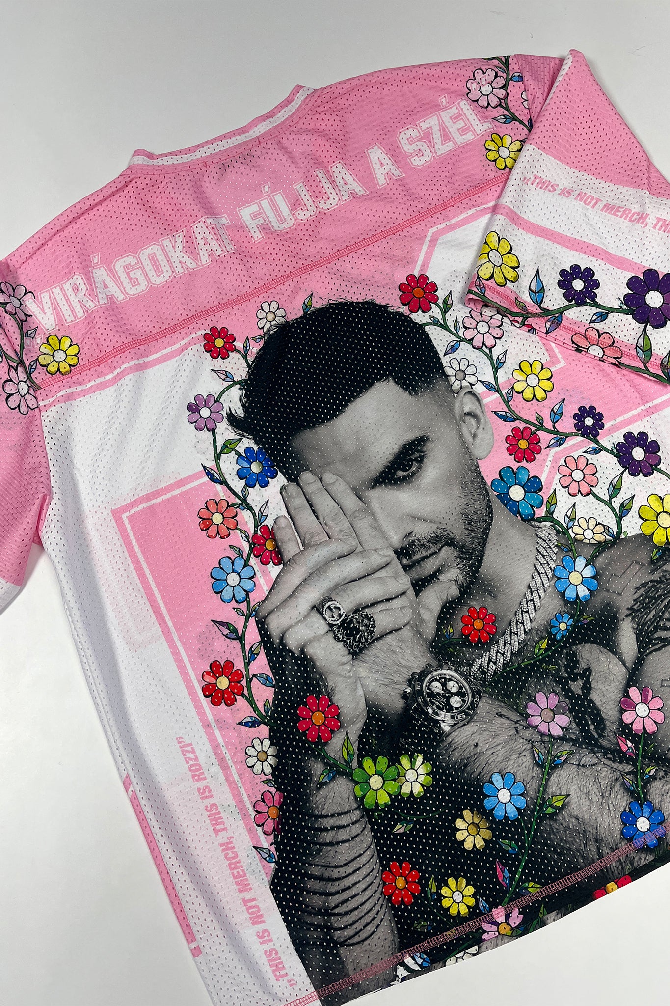 FLOWER PINK JERSEY