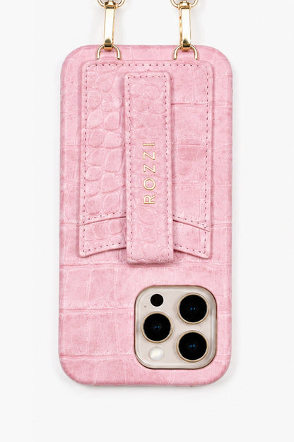 BLUSH CROCO POUCH SZETT