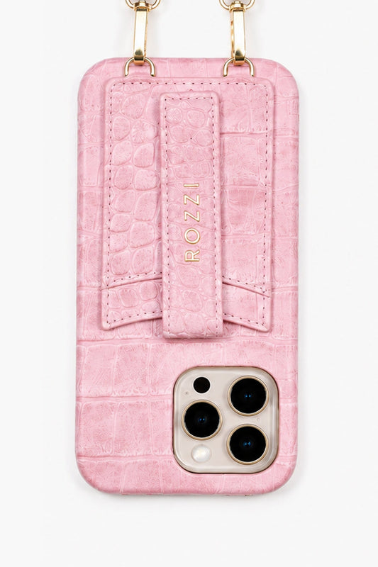BLUSH CROCO POUCH SZETT