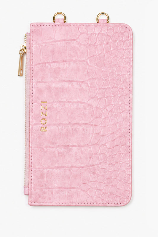 BLUSH CROCO POUCH SZETT